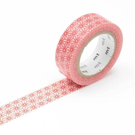 MT Masking Tape - Asanoha Shuaka - 15mm -7m - 24Papershop