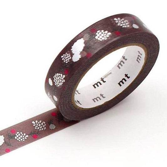 MT Masking Tape - Christmas Pinecone 10mm x 7m - 24Papershop