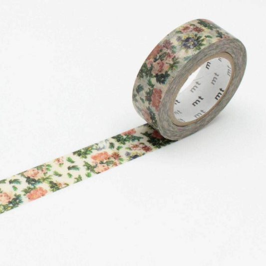 MT Masking Tape - Mini Flower Botanical - 15mm -7m - 24Papershop