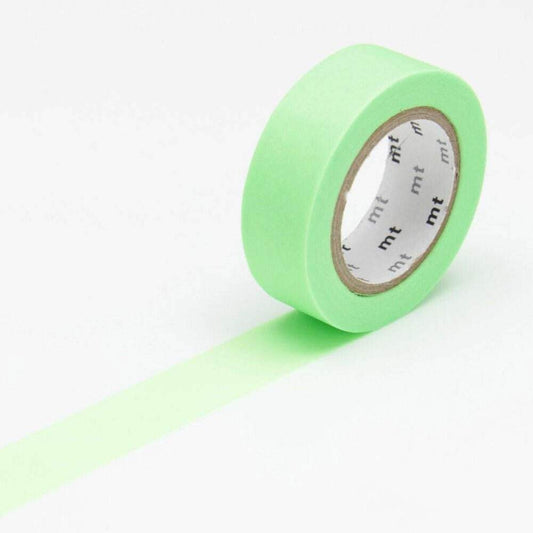 MT Masking Tape - Shocking Green - 15mm -7m - 24Papershop