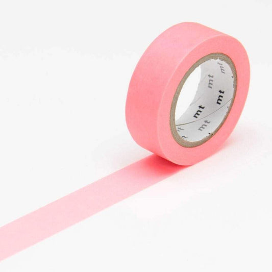 MT Masking Tape - Shocking Red - 15mm -7m - 24Papershop