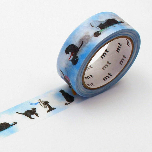 MT Masking Tape - Summer Cat - 15mm x 7m - 24Papershop