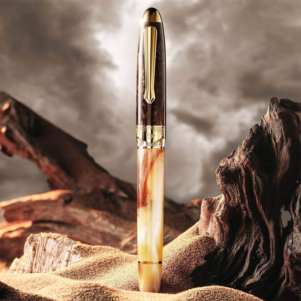 Nahvalur Fountain Pen Horizon - Desert - 24Papershop