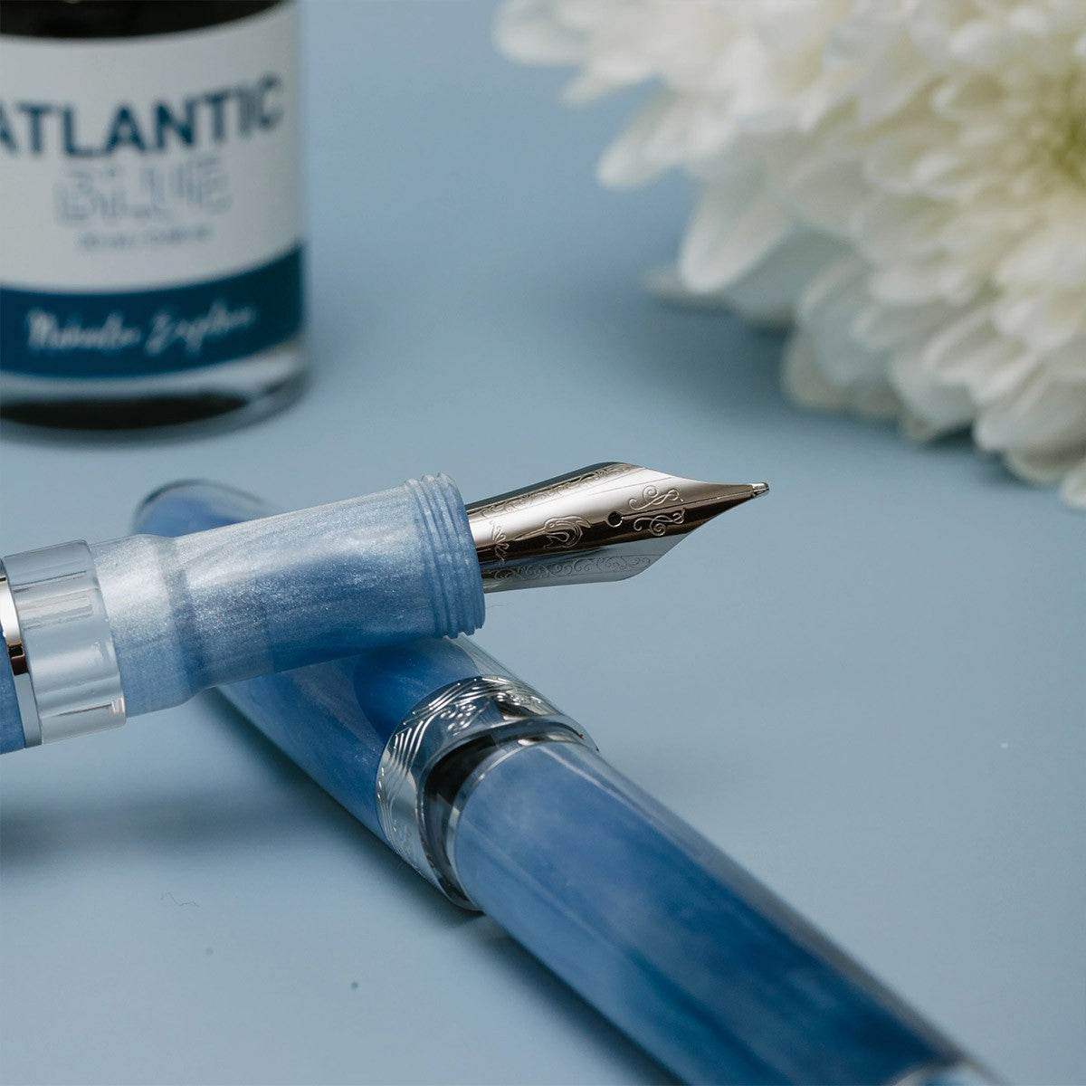 Nahvalur Fountain Pen Horizon - Glacier - 24Papershop