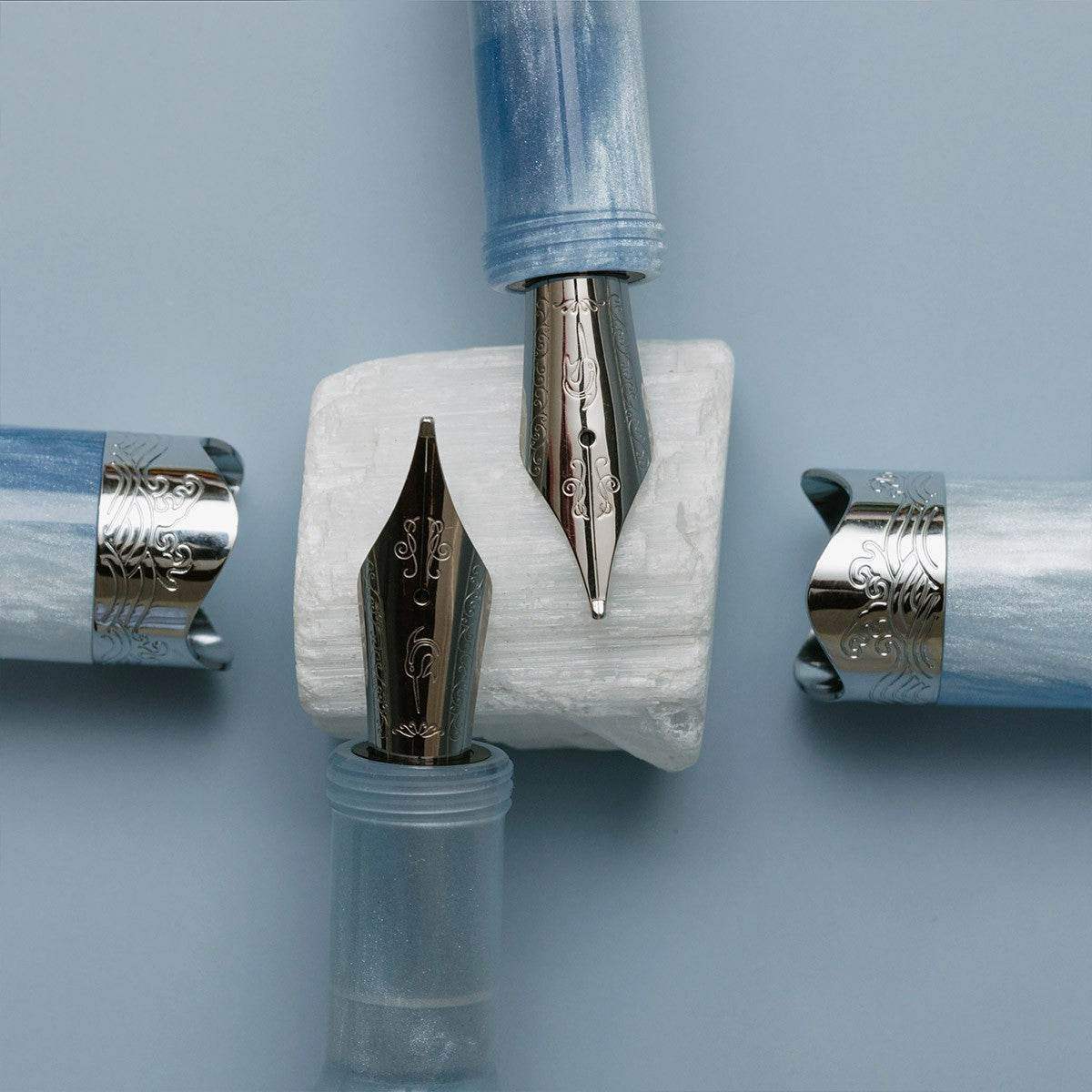 Nahvalur Fountain Pen Horizon - Glacier - 24Papershop