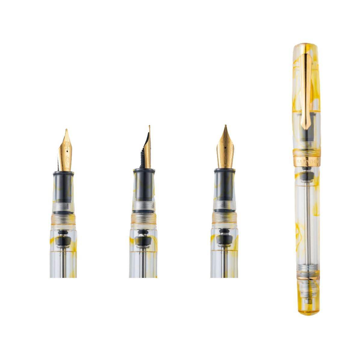 Nahvalur Fountain Pen Original Plus - Gold Ocellatus - 24Papershop