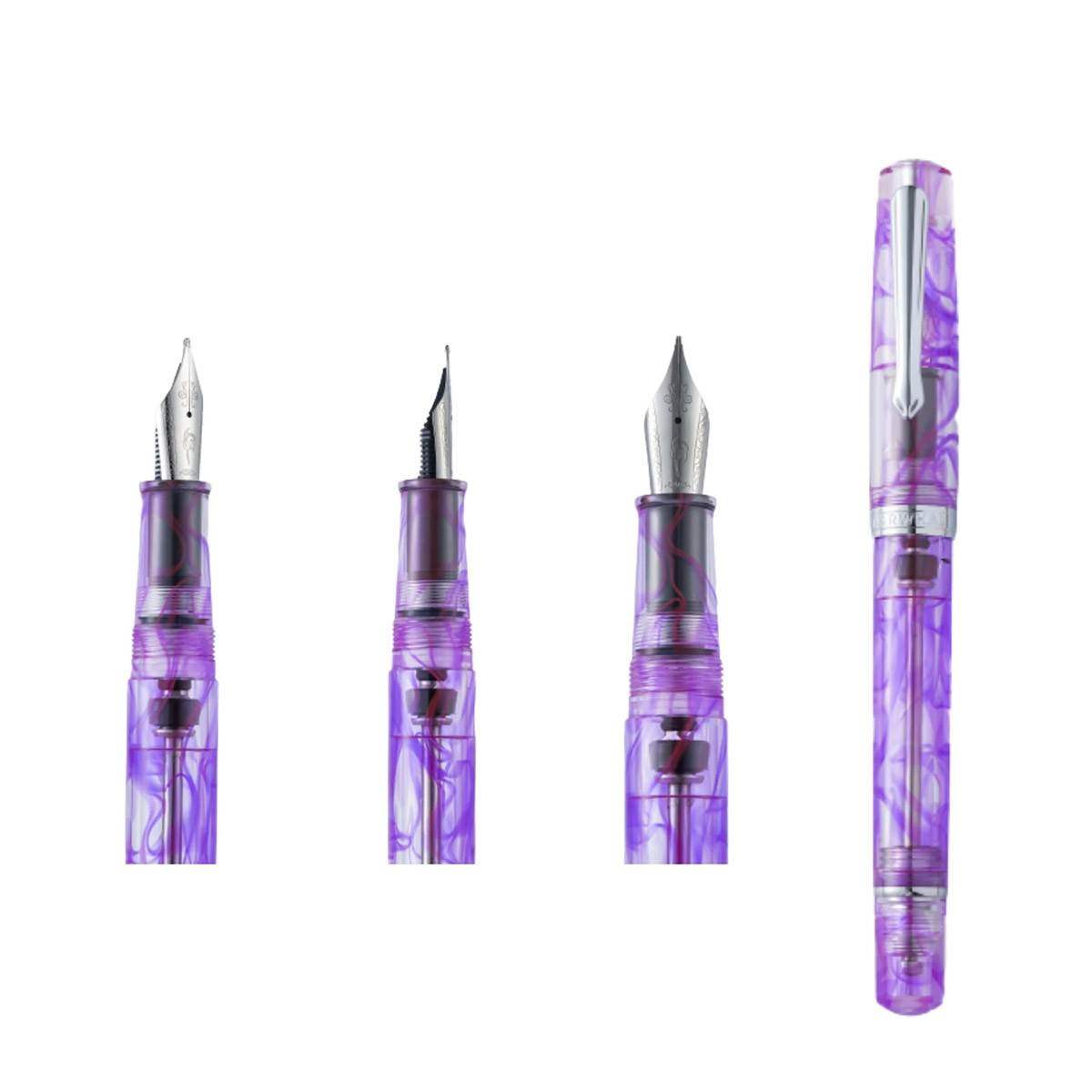 Nahvalur Fountain Pen Original Plus - Melacara Purple - 24Papershop