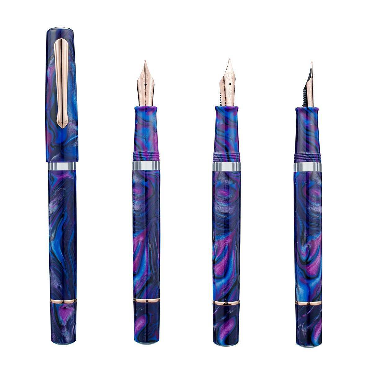 Nahvalur Fountain Pen Schuylkill - Cichlid Purple - 24Papershop