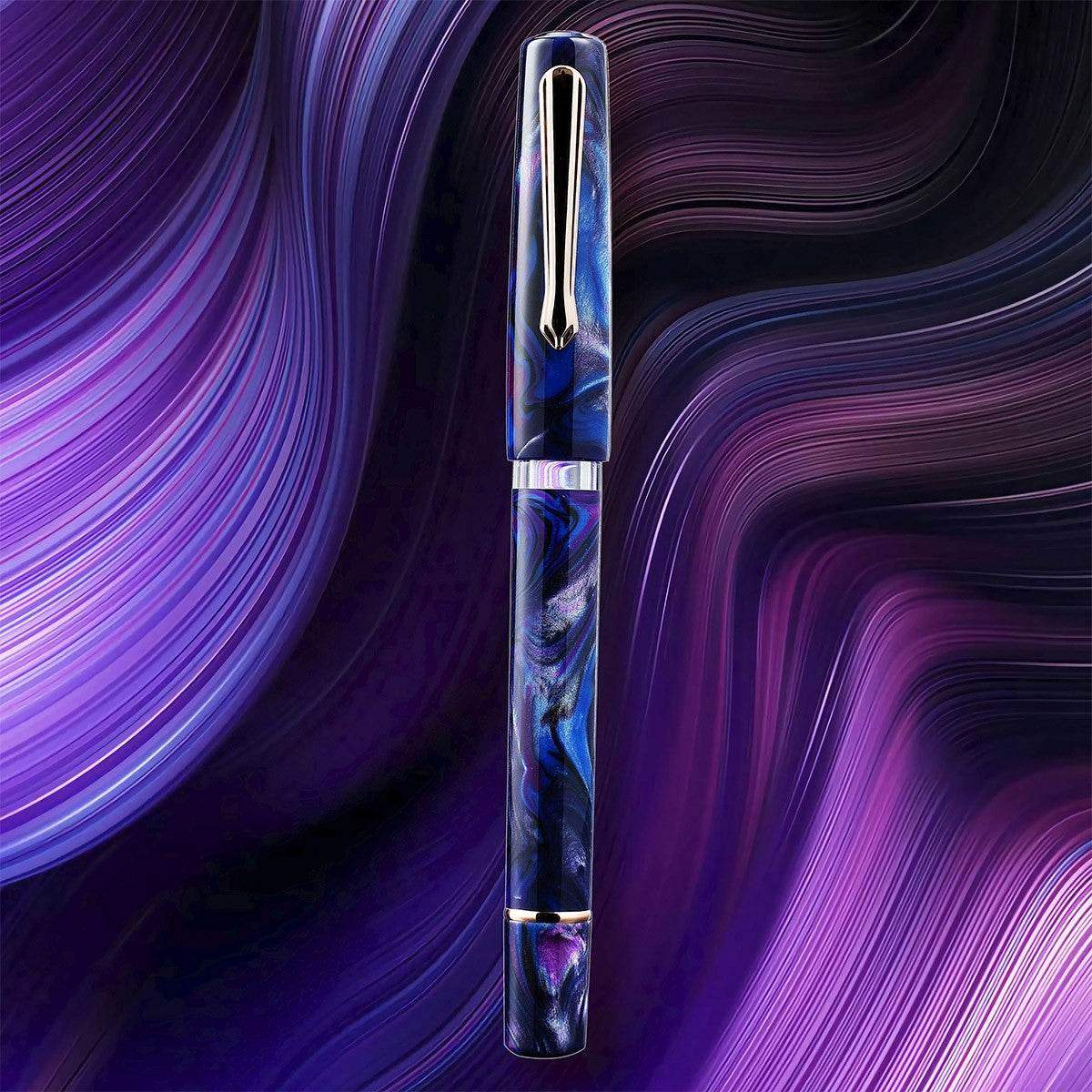 Nahvalur Fountain Pen Schuylkill - Cichlid Purple - 24Papershop