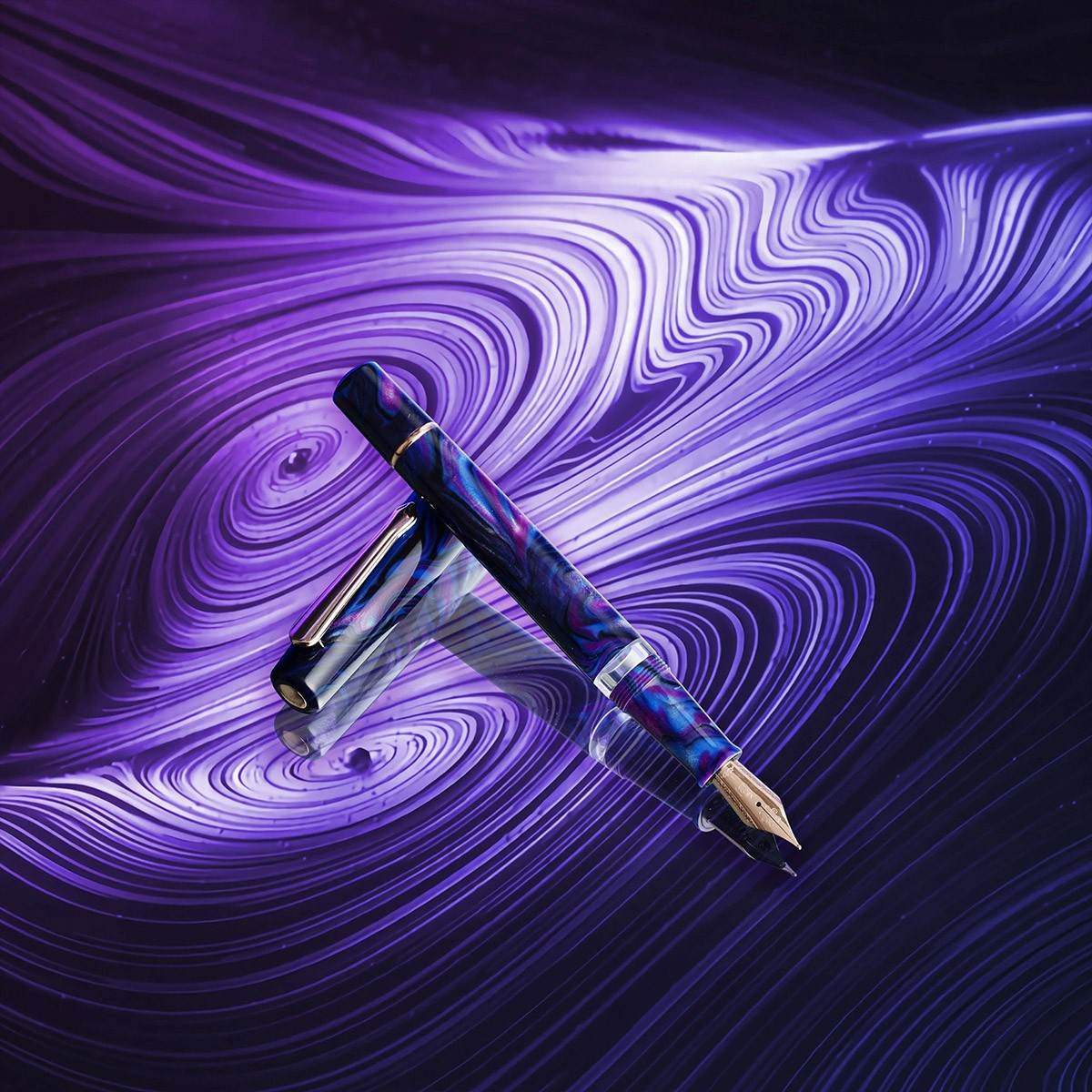 Nahvalur Fountain Pen Schuylkill - Cichlid Purple - 24Papershop