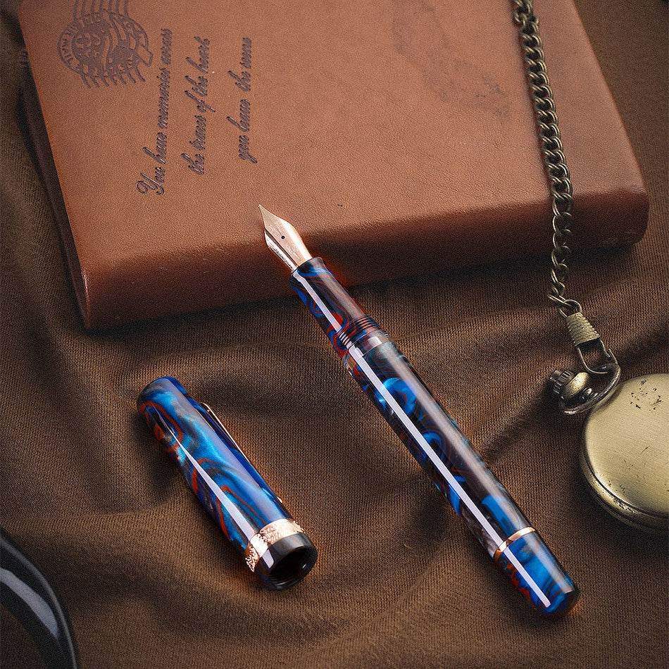 Nahvalur Fountain Pen Schuylkill - Dragonet Sapphire - 24Papershop