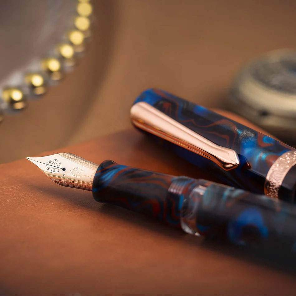 Nahvalur Fountain Pen Schuylkill - Dragonet Sapphire - 24Papershop