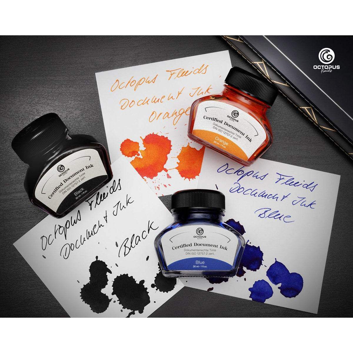 Octopus Document Ink 30ml - Black - 24Papershop
