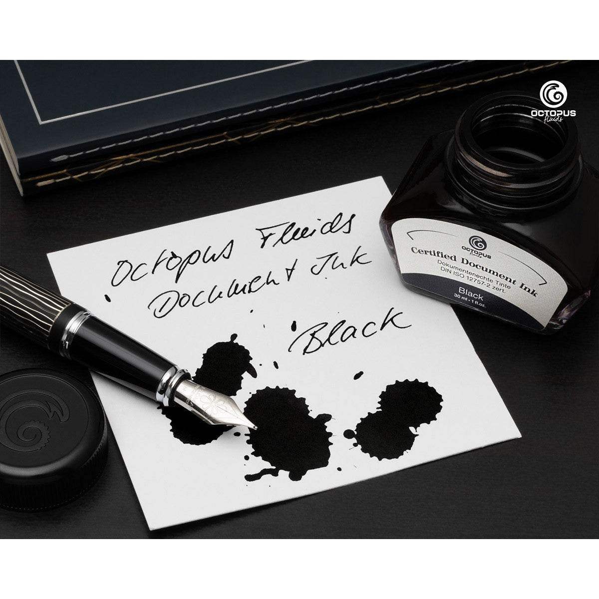 Octopus Document Ink 30ml - Black - 24Papershop