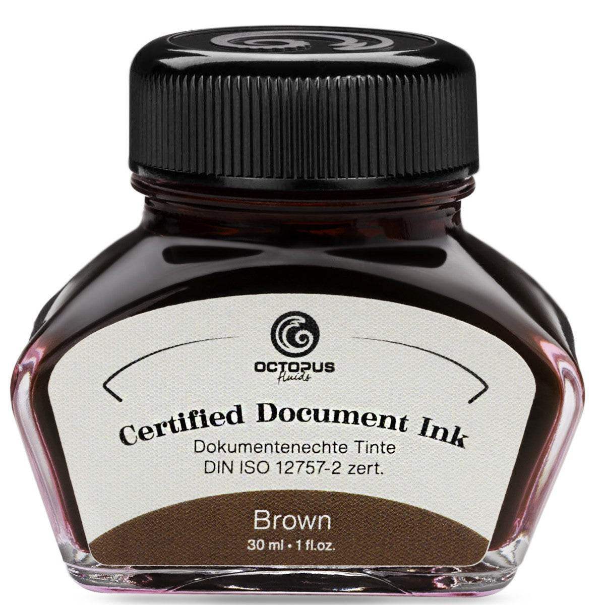 Octopus Document Ink 30ml - Brown - 24Papershop