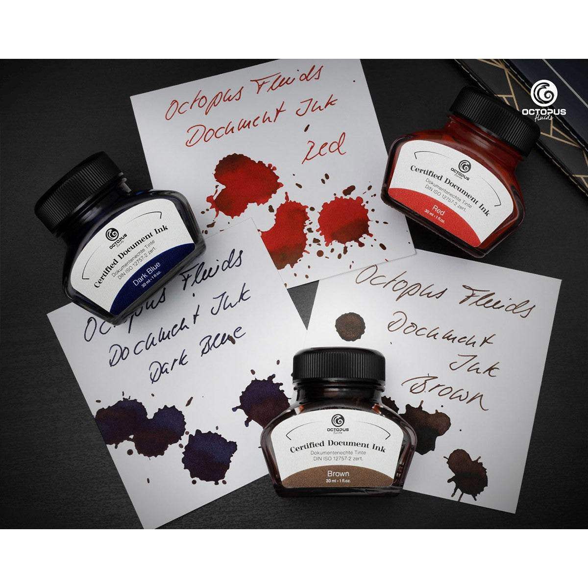 Octopus Document Ink 30ml - Brown - 24Papershop