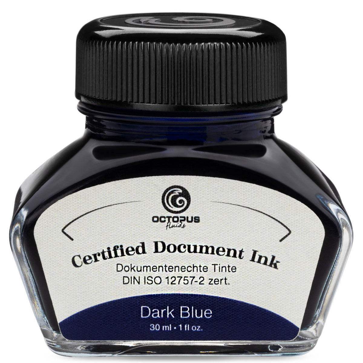 Octopus Document Ink 30ml - Dark Blue - 24Papershop