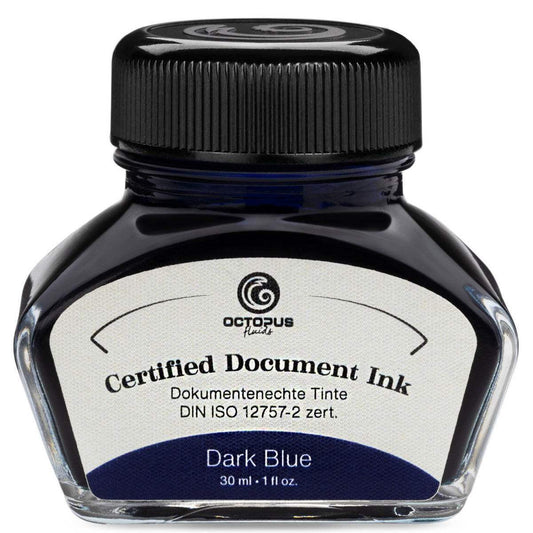 Octopus Document Ink 30ml - Dark Blue - 24Papershop