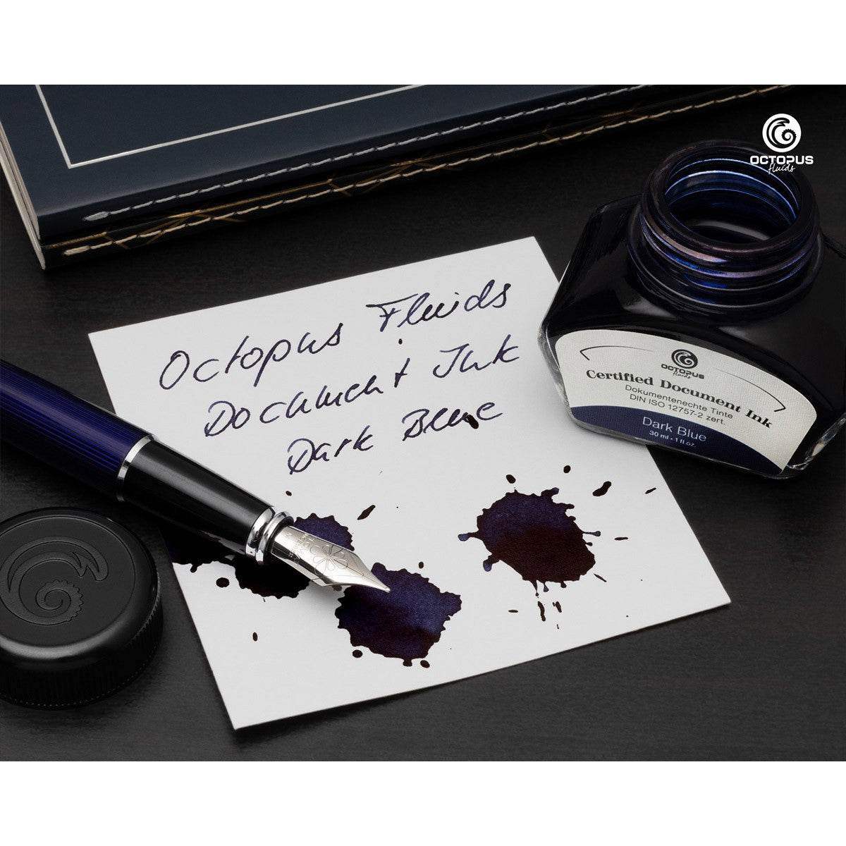 Octopus Document Ink 30ml - Dark Blue - 24Papershop
