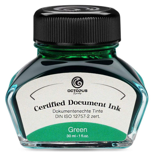 Octopus Document Ink 30ml - Green - 24Papershop