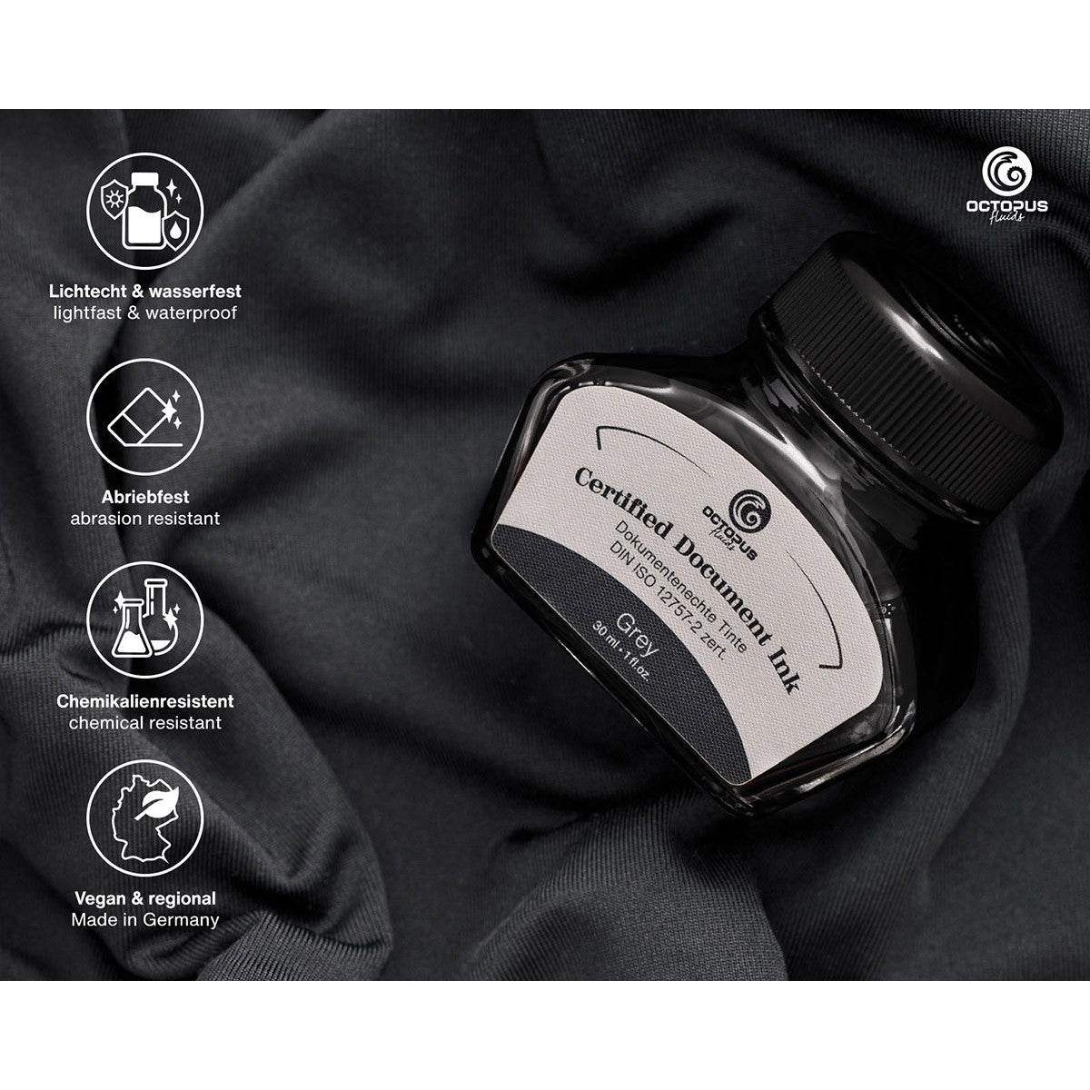 Octopus Document Ink 30ml - Grey - 24Papershop