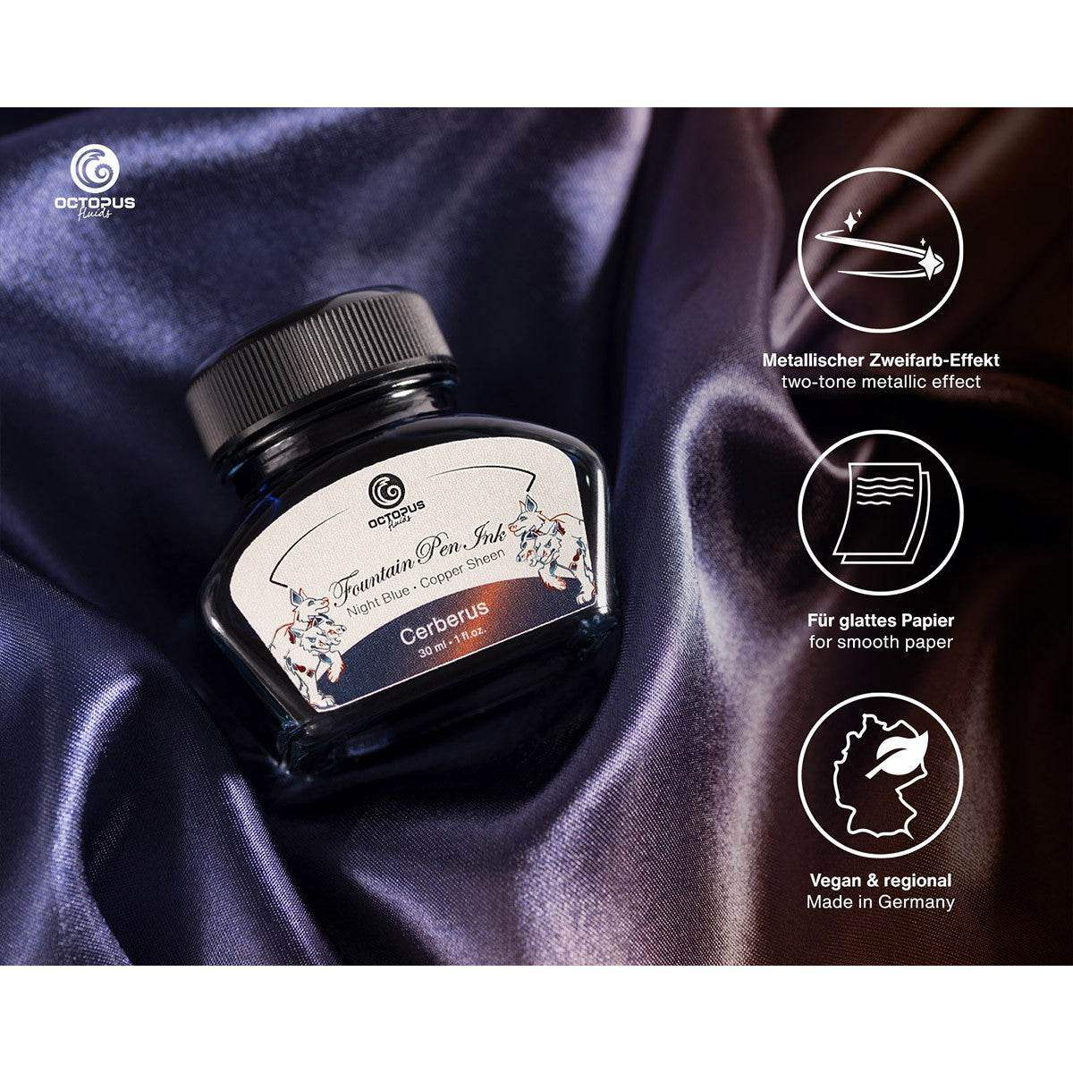 Octopus Ink 30ml - Cerberus, Blue - 24Papershop