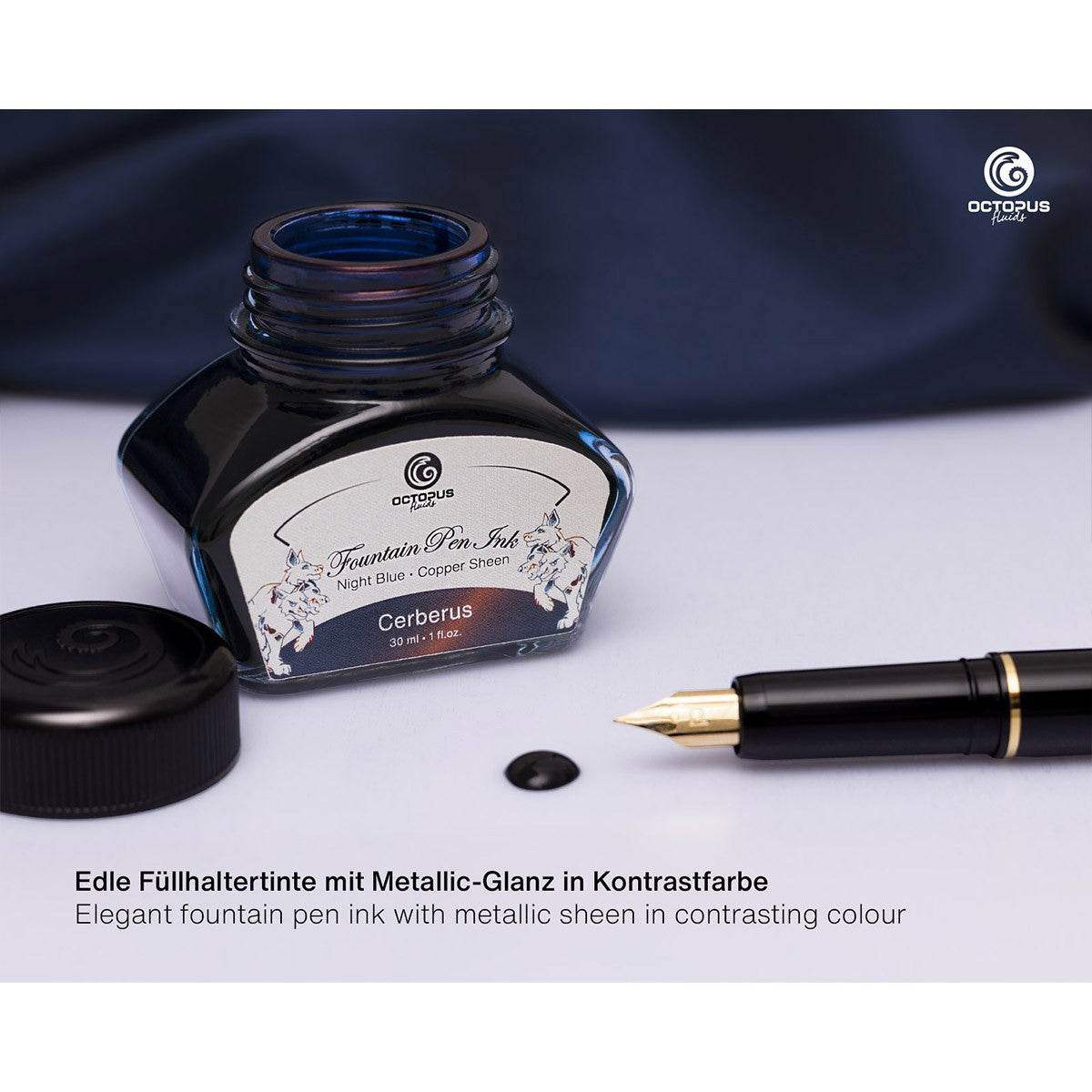 Octopus Ink 30ml - Cerberus, Blue - 24Papershop