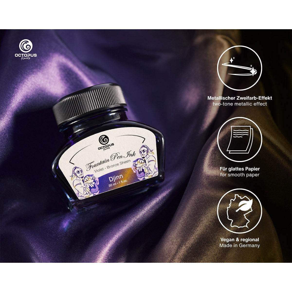 Octopus Ink 30ml - Djinn, Blue - 24Papershop
