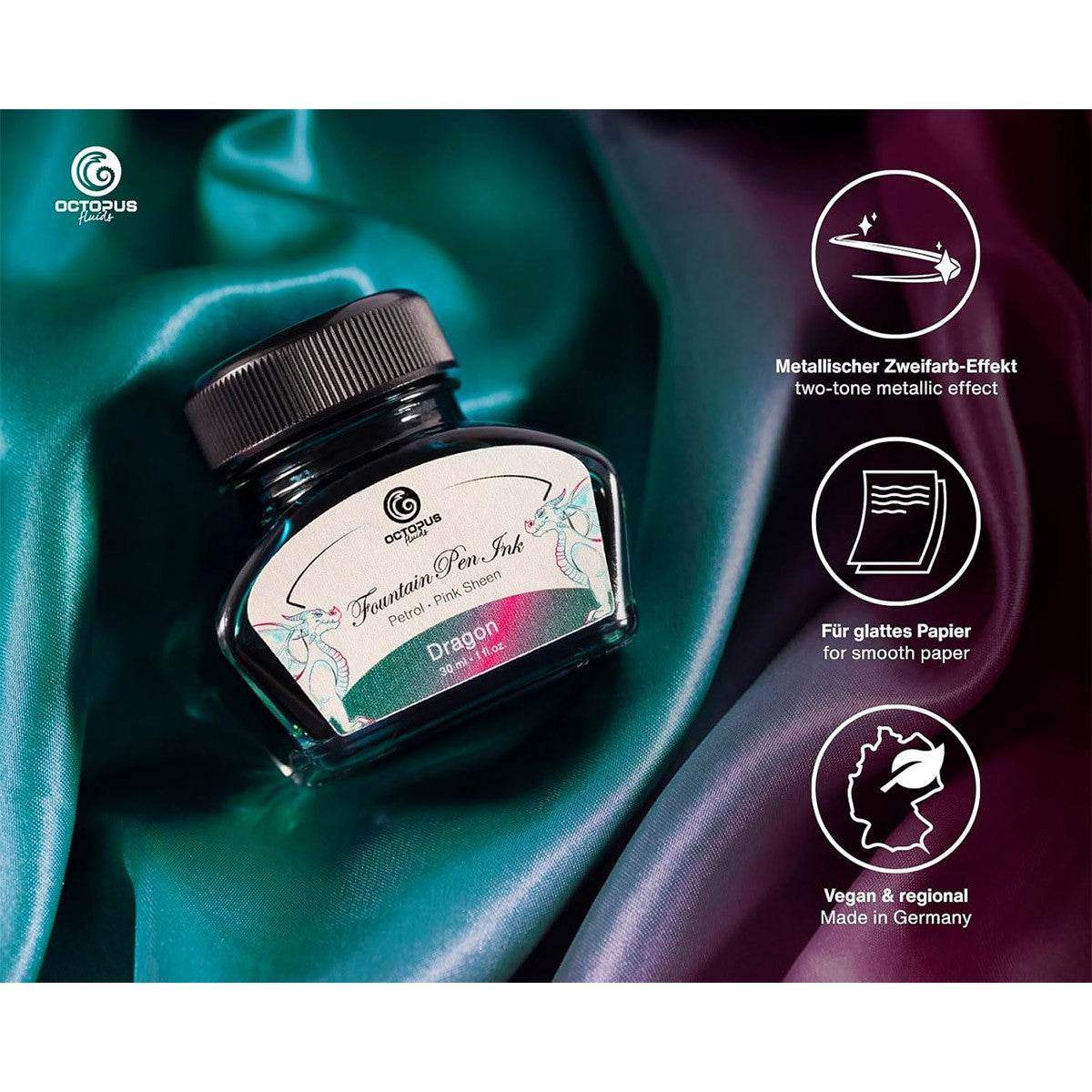 Octopus Ink 30ml - Dragon, Petrol - 24Papershop