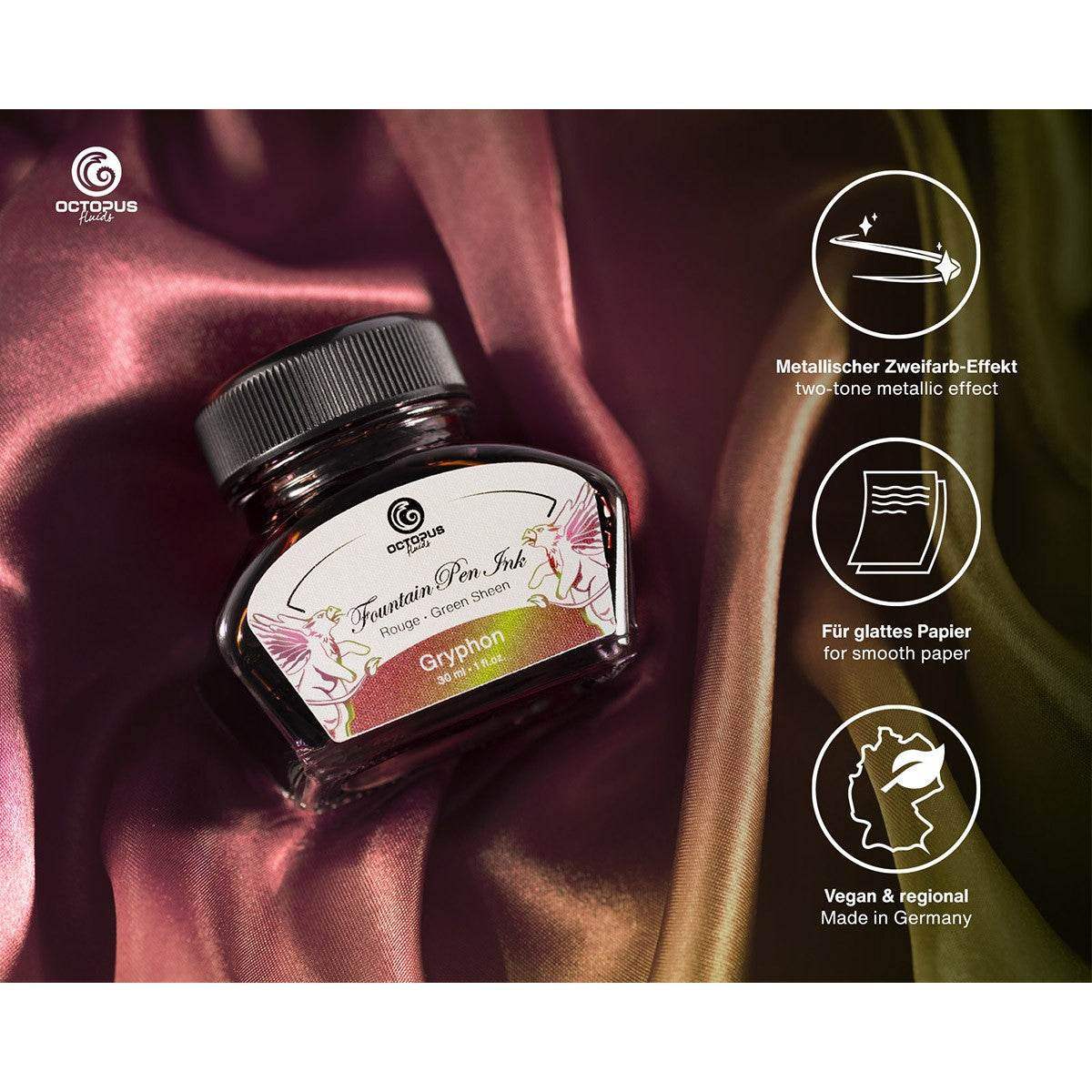 Octopus Ink 30ml - Gryphon, Brown - 24Papershop