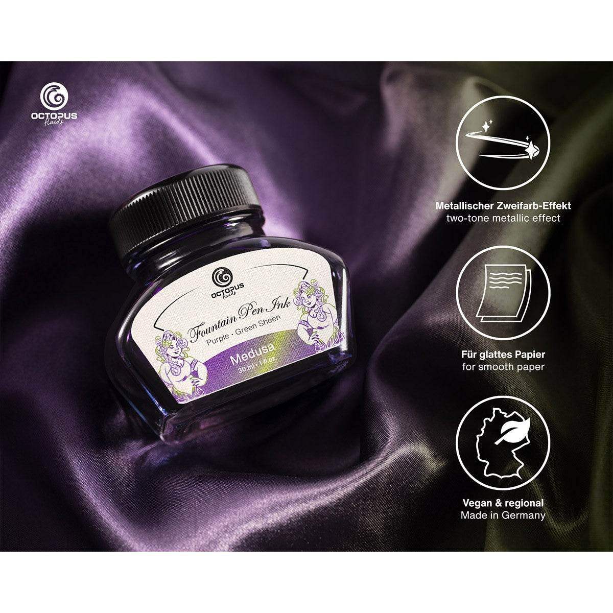 Octopus Ink 30ml - Medusa, Violet - 24Papershop