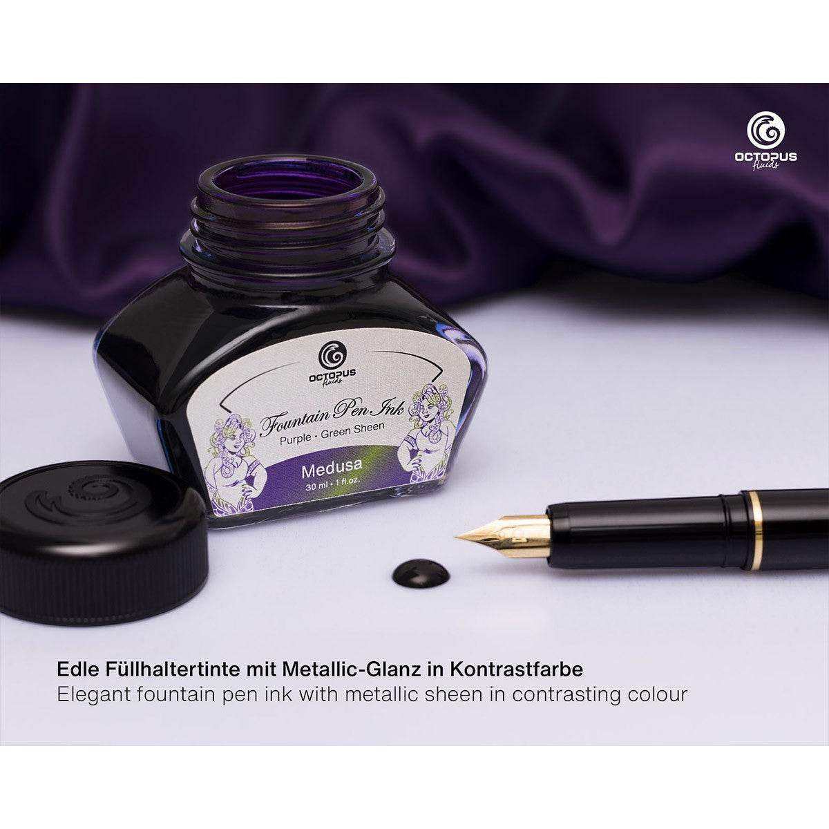 Octopus Ink 30ml - Medusa, Violet - 24Papershop