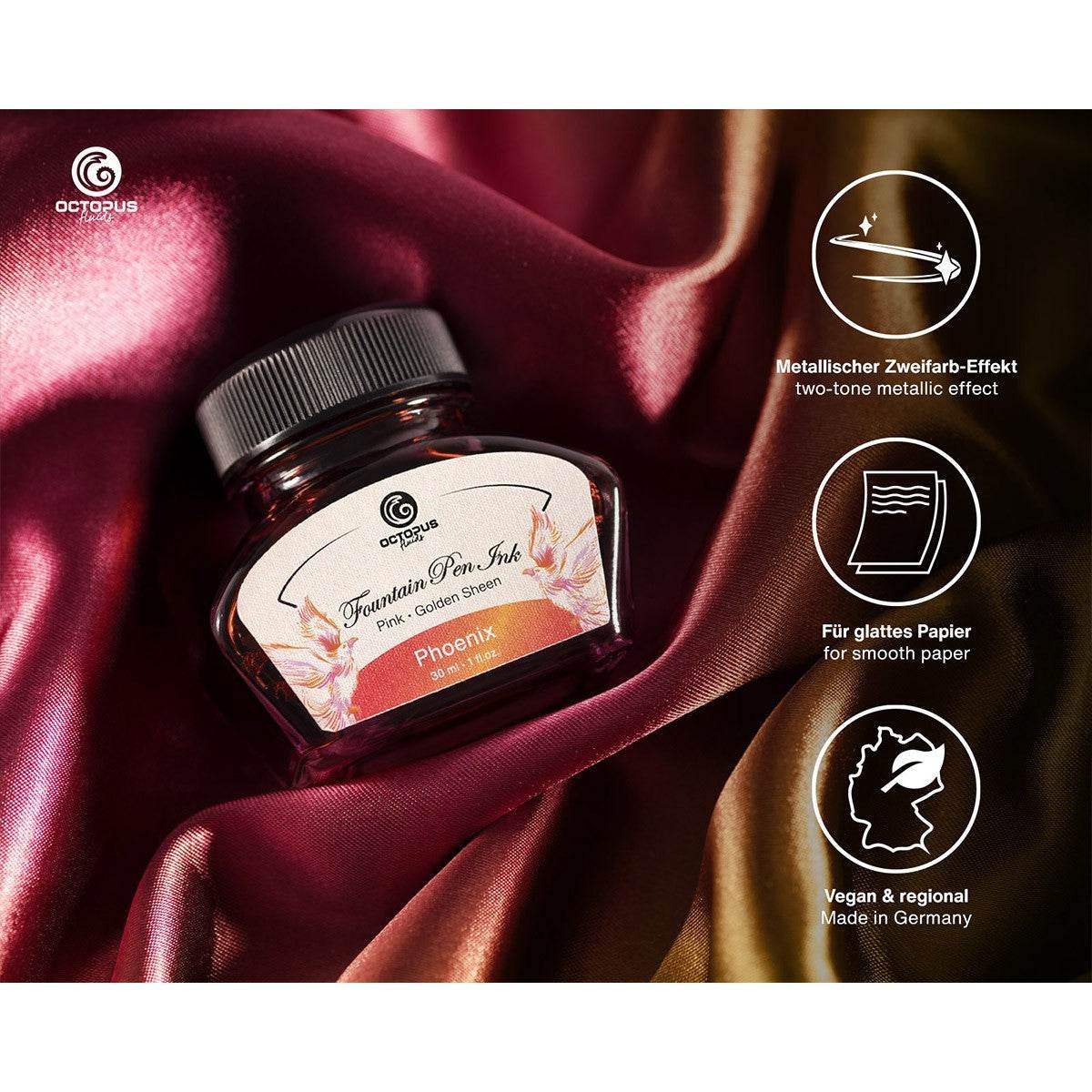 Octopus Ink 30ml - Phoenix, Orange - 24Papershop
