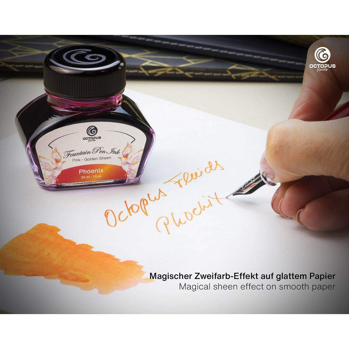 Octopus Ink 30ml - Phoenix, Orange - 24Papershop