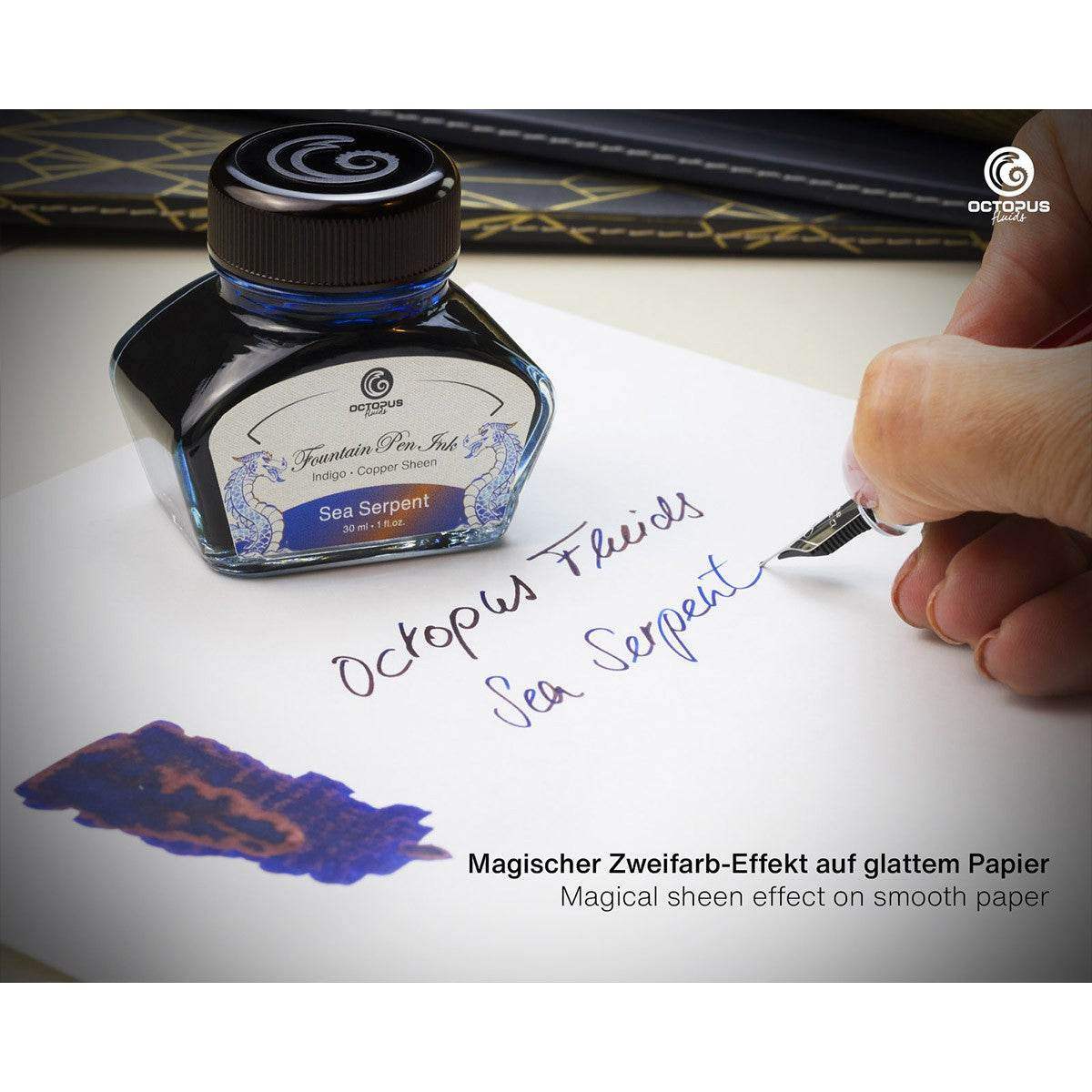 Octopus Ink 30ml - Sea Serpent, Indigo - 24Papershop