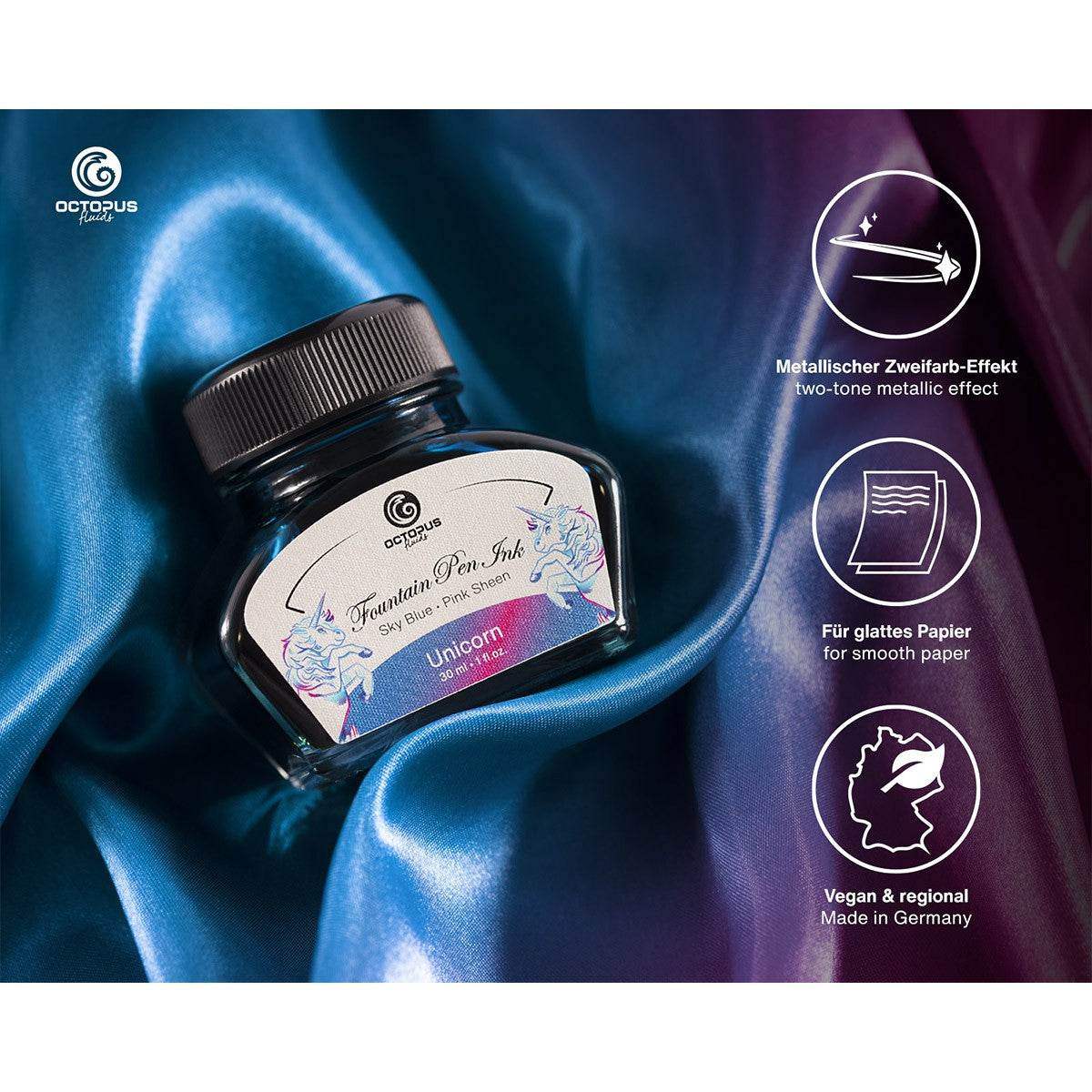 Octopus Ink 30ml - Unicorn, Blue - 24Papershop