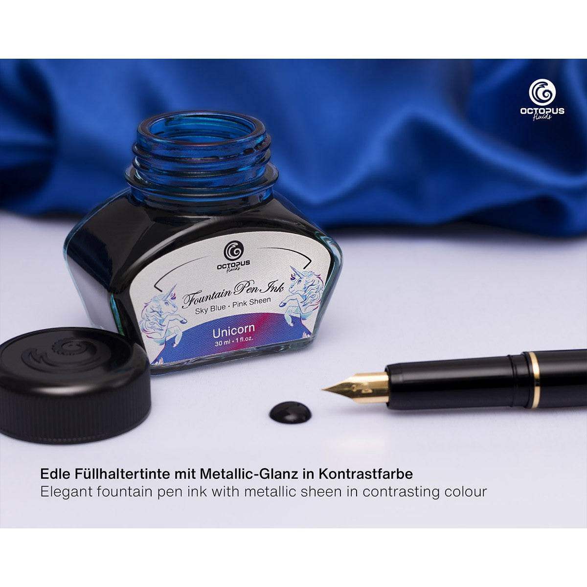Octopus Ink 30ml - Unicorn, Blue - 24Papershop
