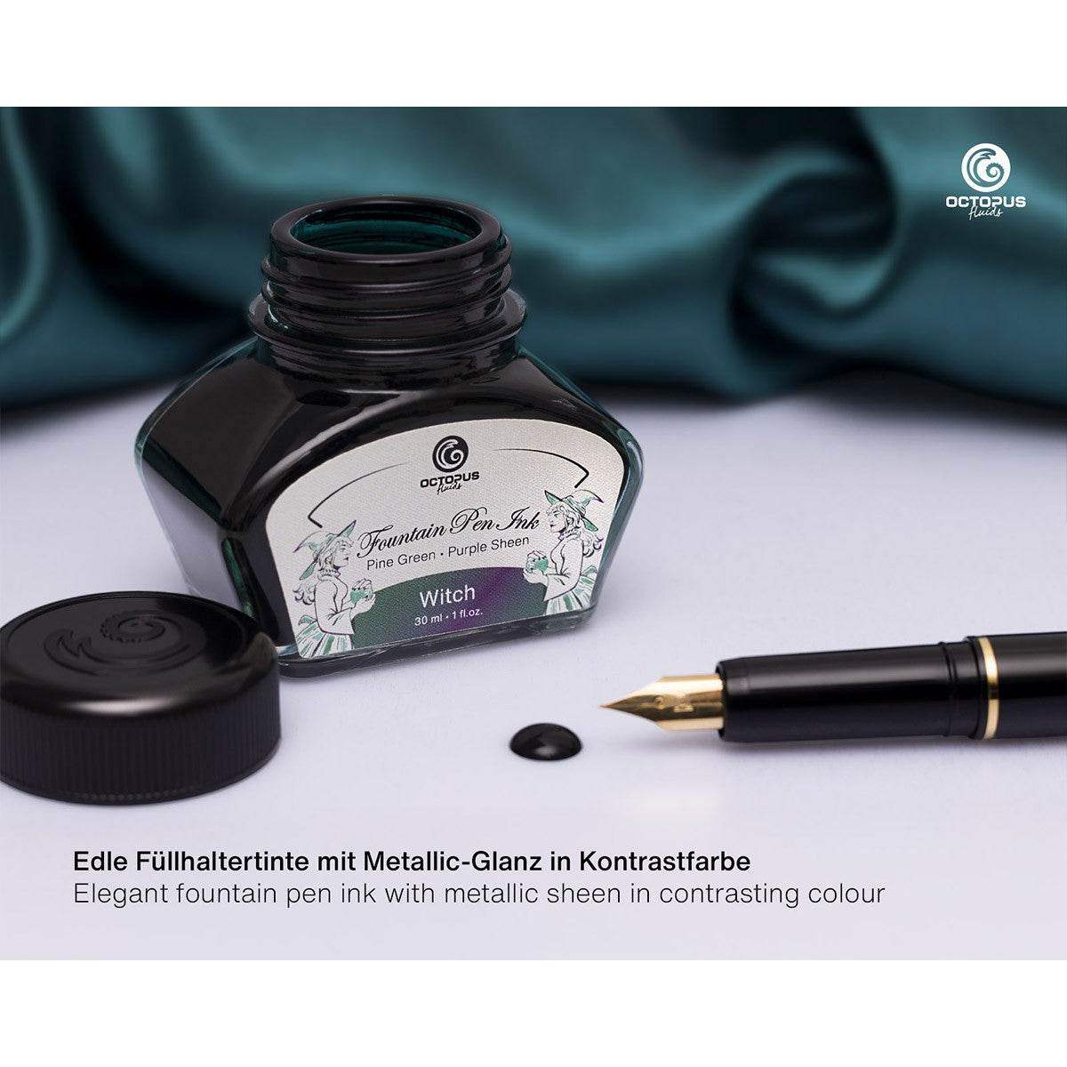 Octopus Ink 30ml - Witch, Green - 24Papershop