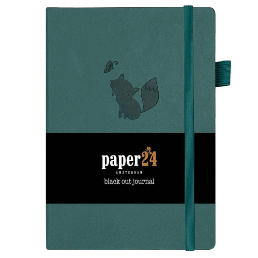 Paper24 Blackout Journal Happy Fox A5 Dot Grid - 24Papershop