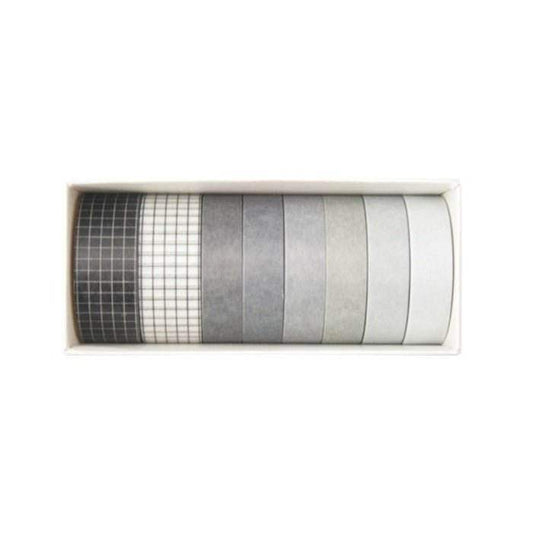 Paper24 Washitape Basic - Black / White - 24Papershop