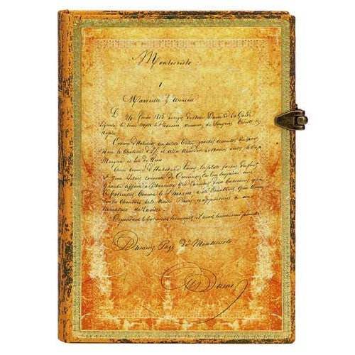 Paperblanks Dumas 150th Jubileum Midi - Ongelinieerd - 24Papershop