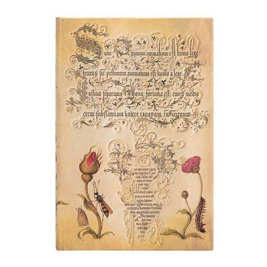 Paperblanks Flemish Rose Mini - Gelinieerd - 24Papershop