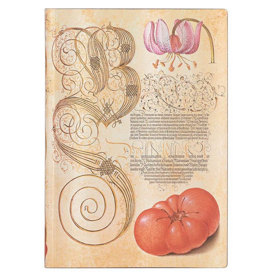 Paperblanks Flexi Lily & Tomato Midi - Gelinieerd - 24Papershop