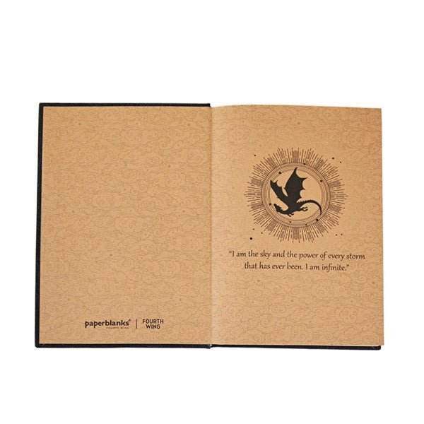 Paperblanks Fourth Wing - Shadows of Navarre Midi - Blanco - 24Papershop