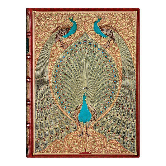Paperblanks Hafiz's Peacock Mini - Gelinieerd - 24Papershop
