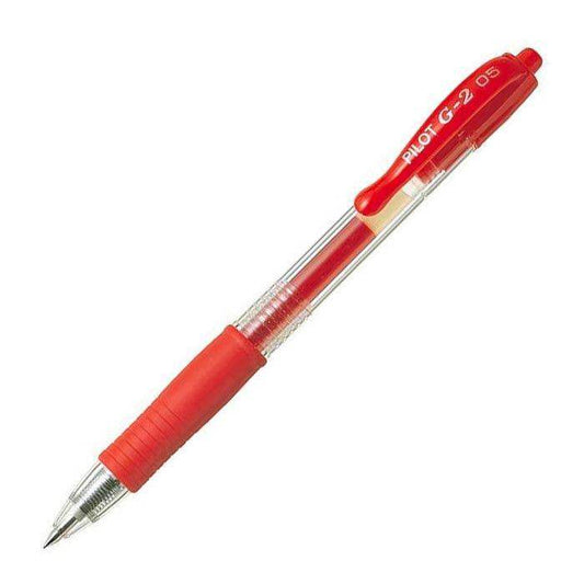Pilot G-2 05 Rollerball Gel Rood - 24Papershop