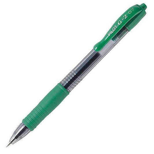 Pilot G-2 07 Gel rollerball Groen - 24Papershop
