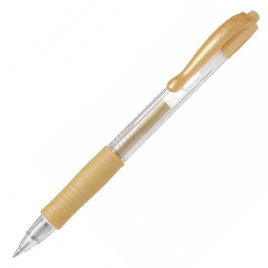Pilot G-2 07 Gel Rollerball Metallic Gold - 24Papershop