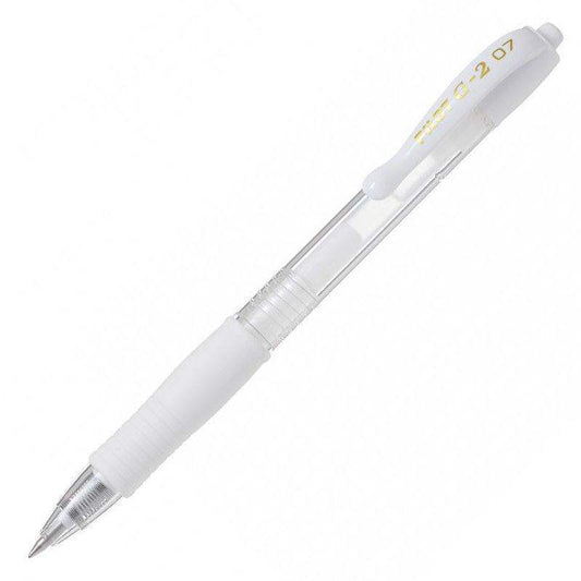 Pilot G-2 07 Gel Rollerball Pastel White - 24Papershop