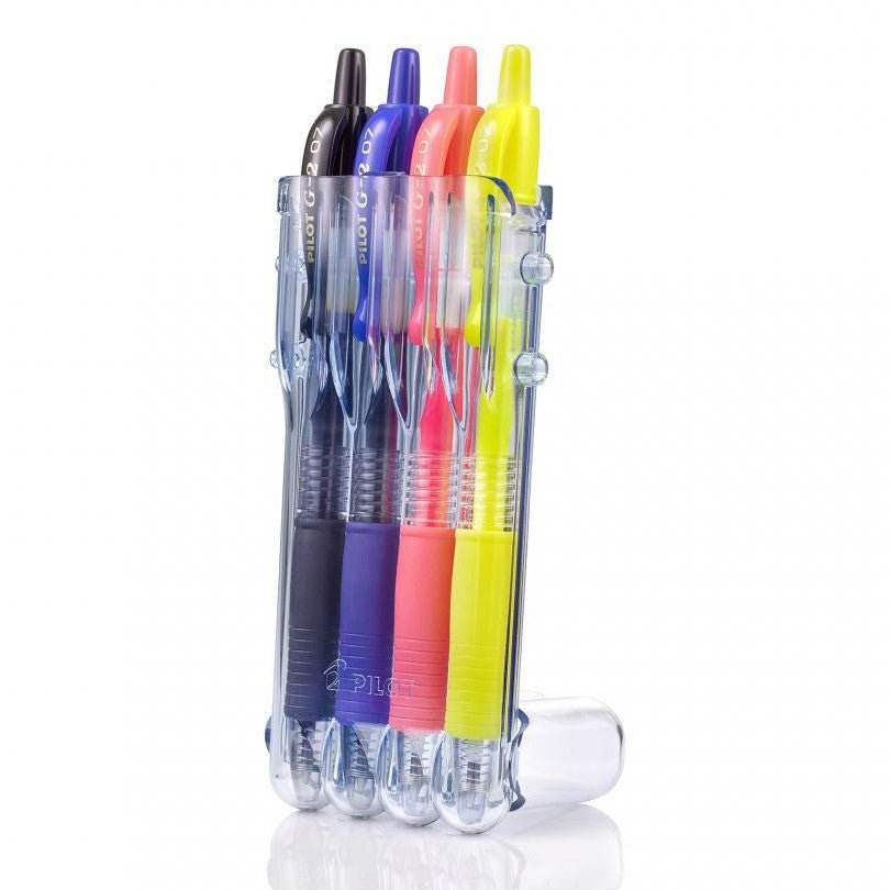 Pilot G-2 07 Set2Go Rollerball 4 kleuren - 24Papershop